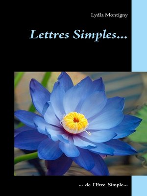 cover image of Lettres simples...